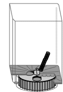 Canister with Bubble Gum Tumbler Assembly